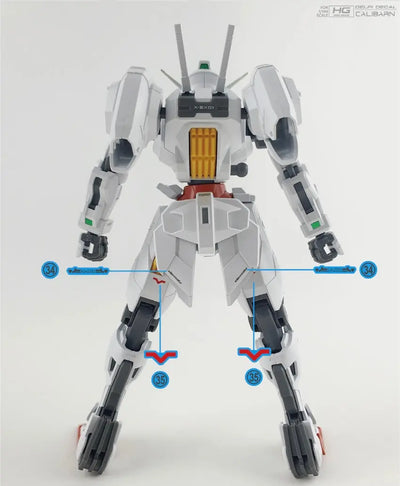 Delpi Water Decal (ดิแคลน้ำ) HG Calibarn Gundam Delpi Decal