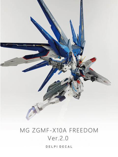 Delpi Water Decal (ดิแคลน้ำ) MG Freedom 2.0 Gundam