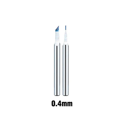 Tungsten Steel Push Broach By DSPIAE ใบมีดเดินลายเบอร์ 0.1mm - 0.8mm Dspiae