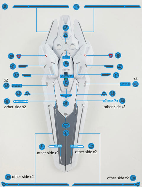 Delpi Water Decal (ดิแคลน้ำ) HG Calibarn Gundam