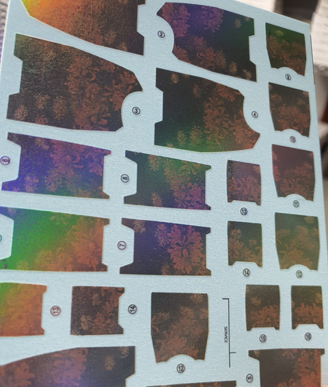 Delpi Decal (ดีคอลน้ำ) MG SHIN MUSHA BLACK ROBE LARGE ARMOR Delpi Decal