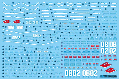 Delpi Water Decal (ดิแคลน้ำ) MG Kampfer Schwer Gundam Delpi Decal