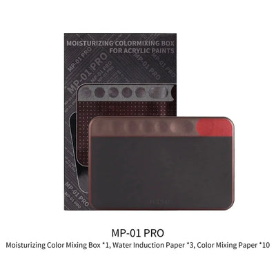 Moisturizing Color Mixing Tray For Acrylic Paints By DSPIAE ถาดผสมสีแบบเปียก สำหรับสีอะคริลิค / ดีคอลน้ำ Dspiae