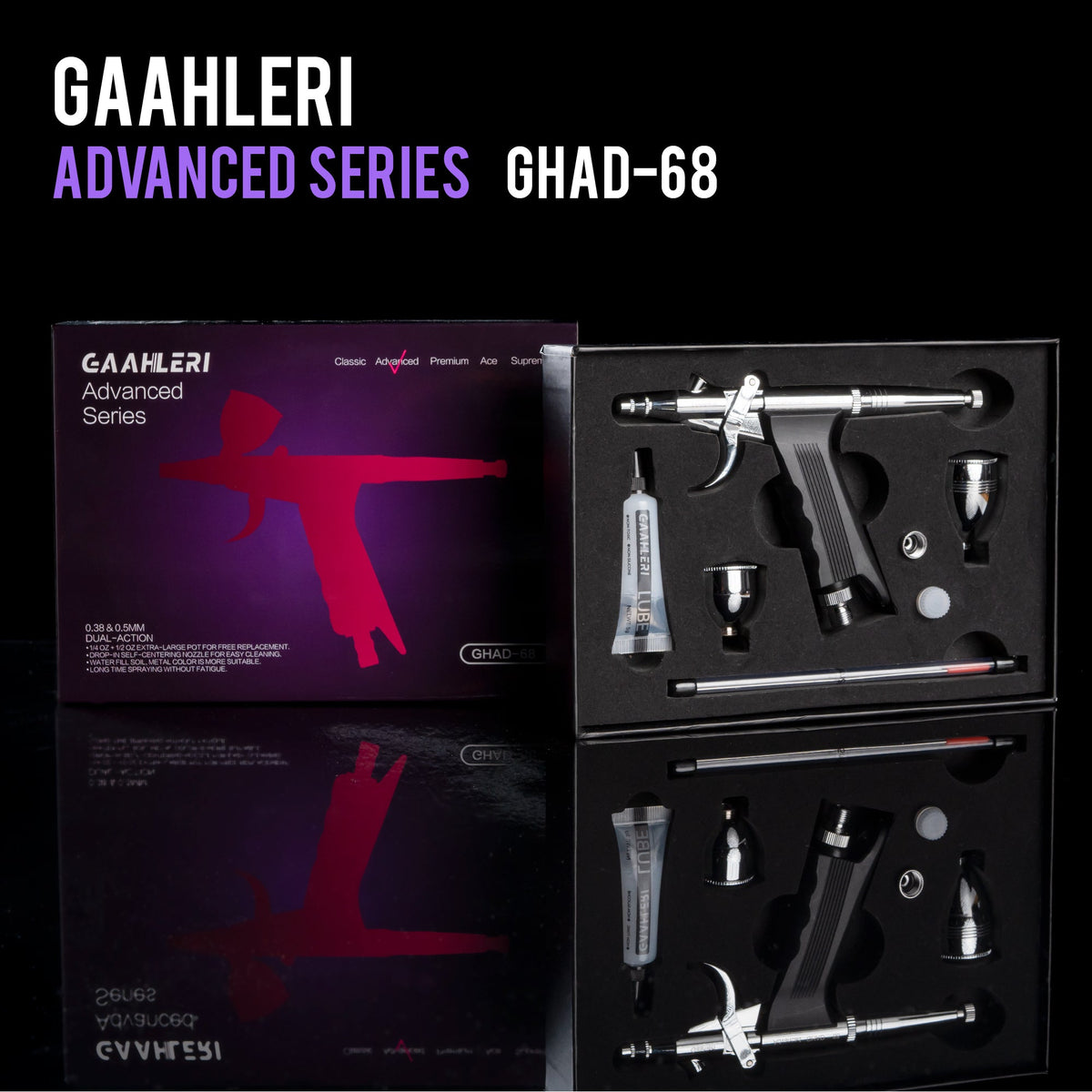 อุปกรณ์ภายในกล่อง GAAHLERI GHAD-68 Advanced Series