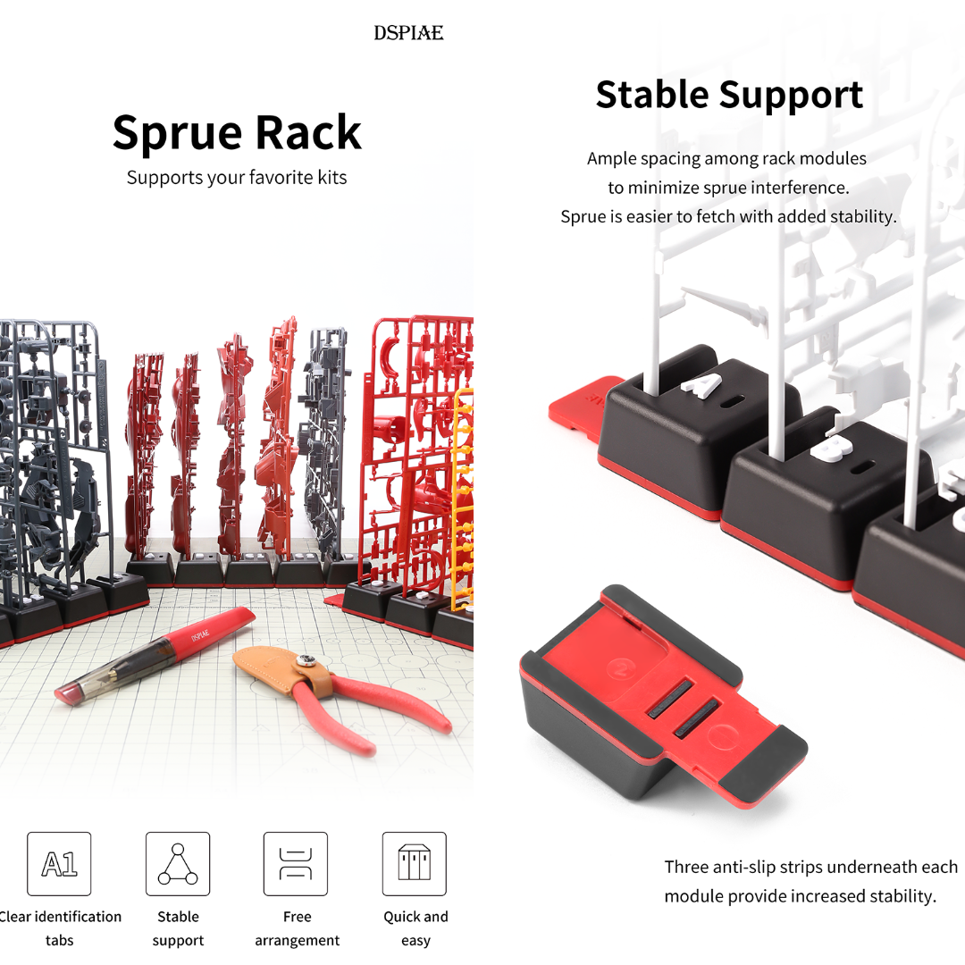 Sprue Rack By DSPIAE ชุดวางแผงรันเนอร์ Dspiae