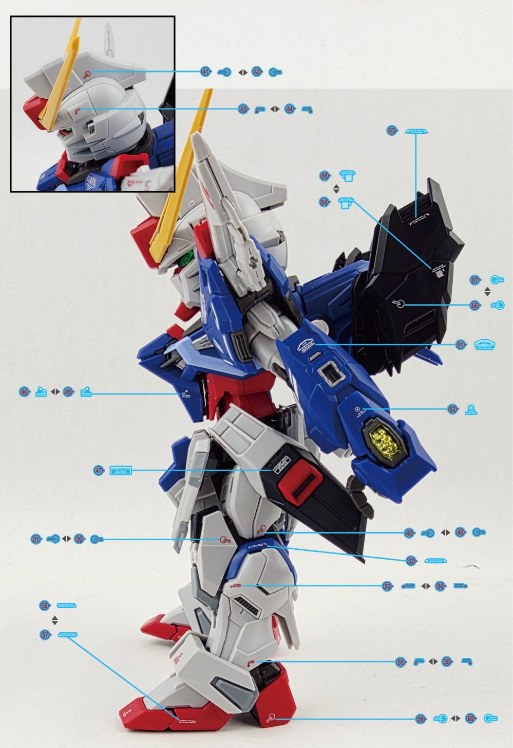 Delpi Decal (ดีคอลน้ำ) MGSD DESTINY Ver.DELPI Delpi Decal