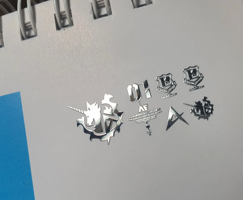 Delpi Decal (สติกเกอร์โลหะ) RG RX-93-2 Hi-V (Symbol) (Silver) Delpi Decal
