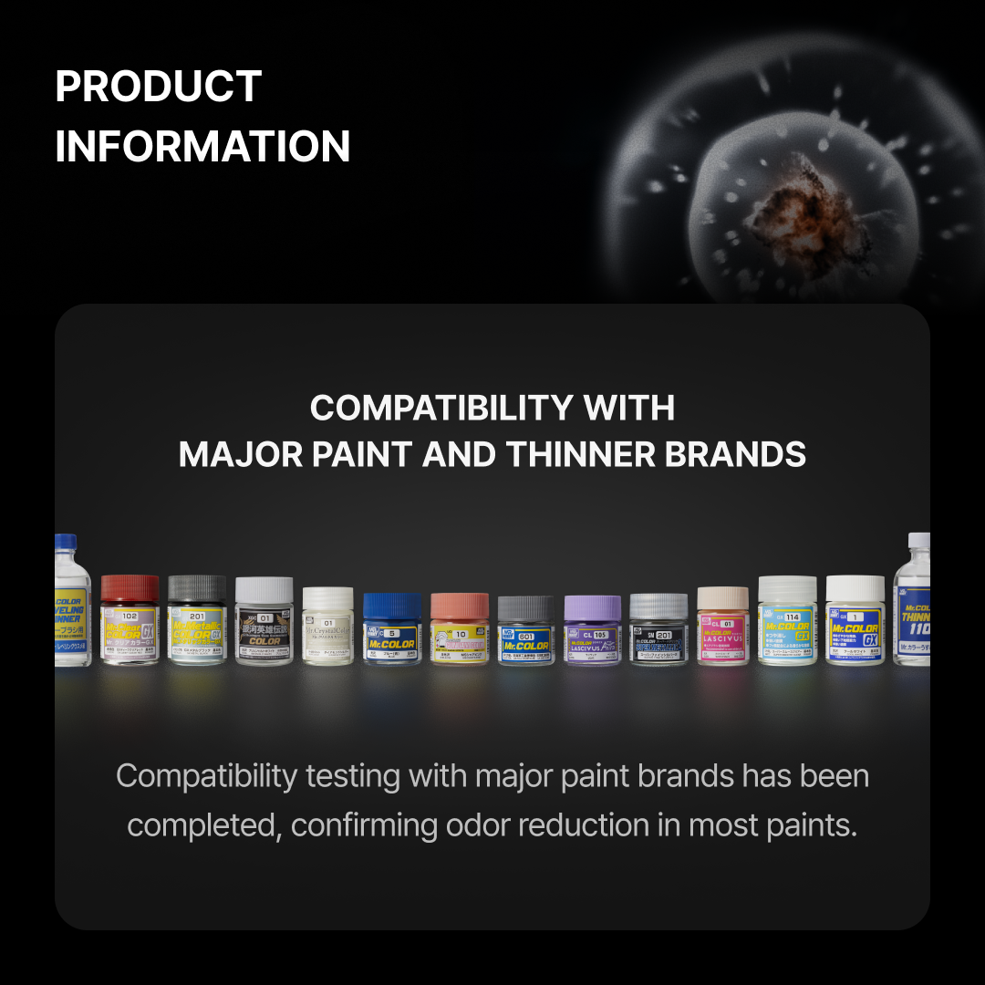 GUNPRIMER SILENT ทินเนอร์สูตรกลิ่นอ่อน สำหรับงานพู่กัน Low-Odor Brush Thinner Gunprimer