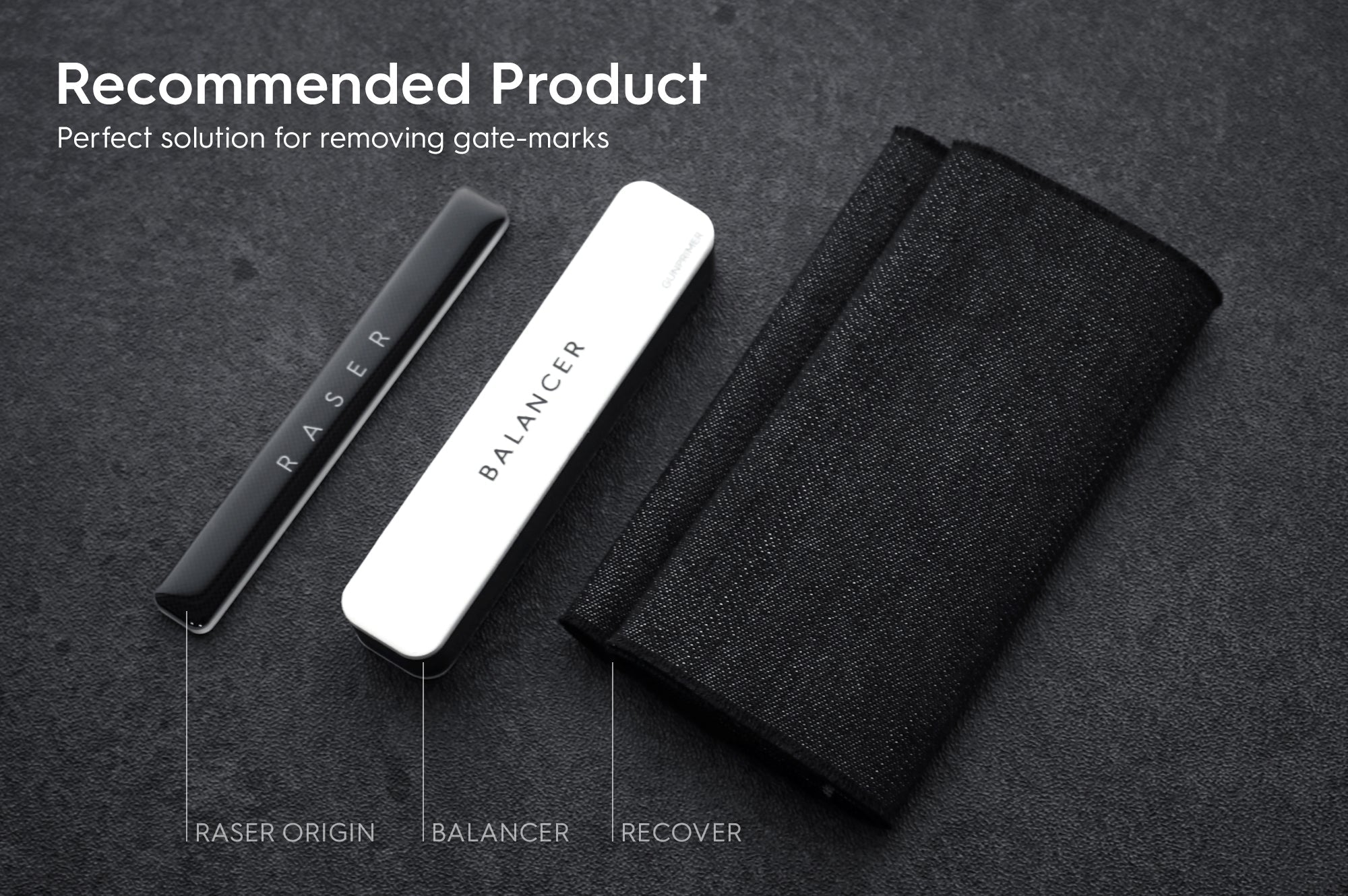 RASER ORIGIN By GUNPRIMER ตะไบแก้วสำหรับลบรอยตัดเกท Gunprimer