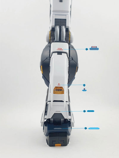 Delpi Decal (ดีคอลน้ำ) PG UNLEASHED RX-93 V VER. DELPI Delpi Decal