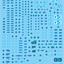 Delpi Decal (ดีคอลน้ำ) RG RX-78-3 2.0 G-3 Delpi Decal