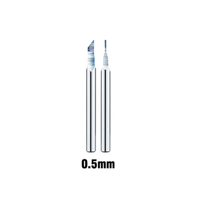 Tungsten Steel Push Broach By DSPIAE ใบมีดเดินลายเบอร์ 0.1mm - 0.8mm Dspiae