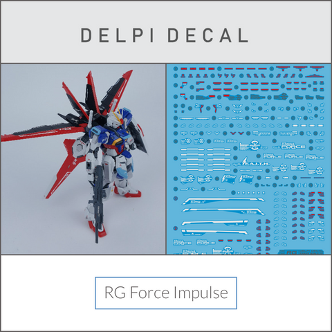 Delpi Water Decal (ดิแคลน้ำ) RG Force Impulse Gundam