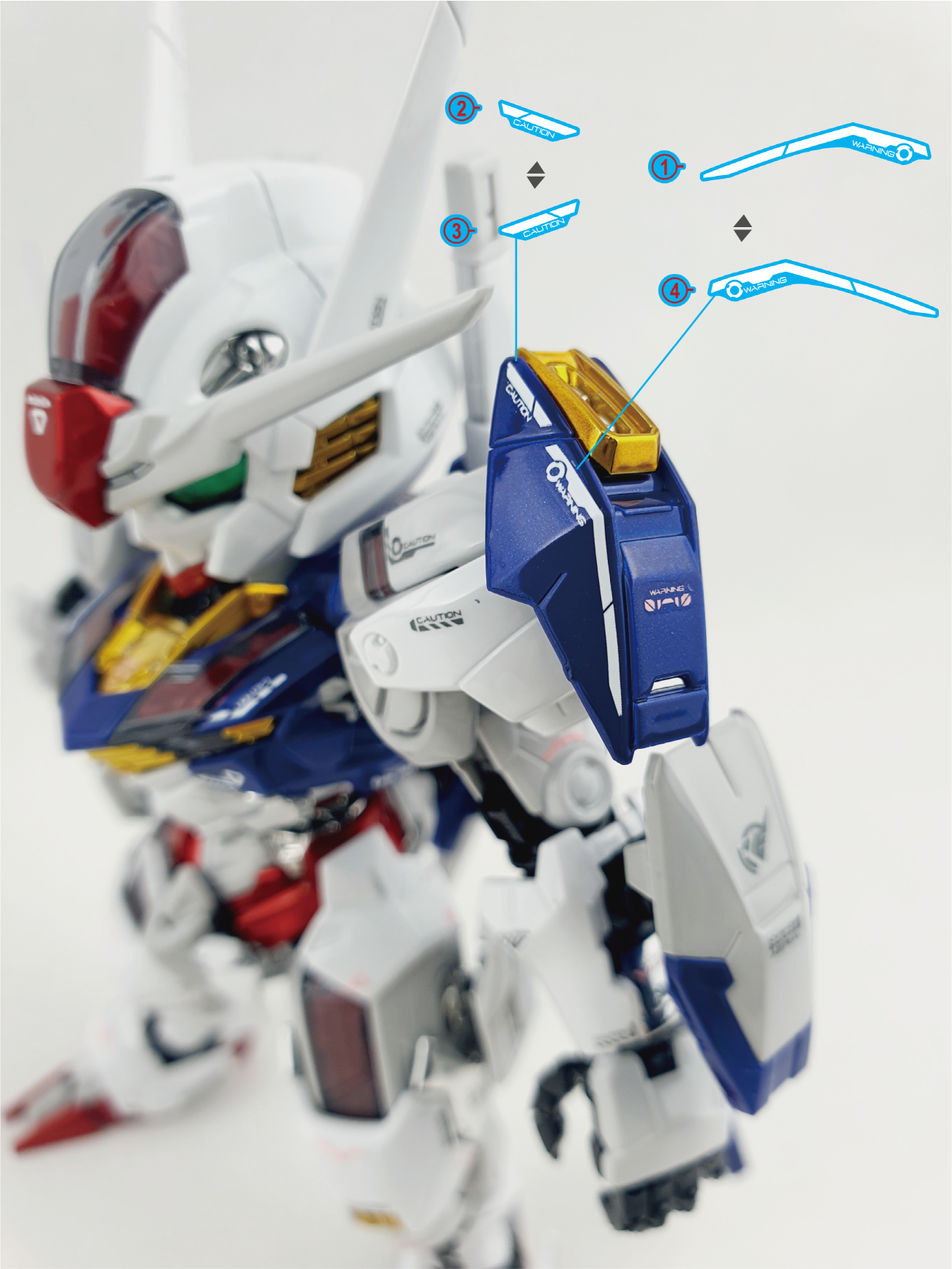 Delpi Decal (ดีคอลน้ำ) MGSD AERIAL Delpi Decal