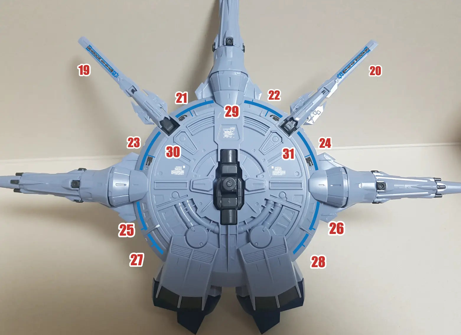 Delpi Water Decal (ดิแคลน้ำ) MG Providence Gundam Delpi Decal