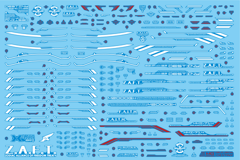 Delpi Water Decal (ดิแคลน้ำ) MG Destiny Gundam