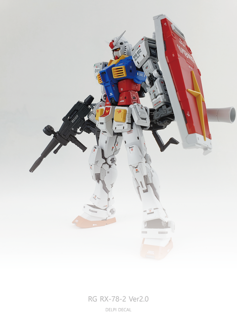 Delpi Water Decal (ดิแคลน้ำ) RG RX-78-2 2.0 Gundam