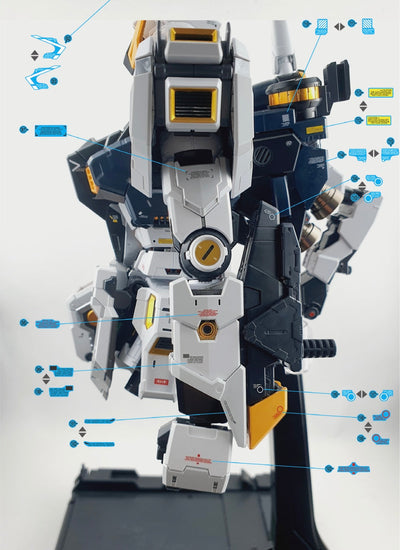 Delpi Decal (ดีคอลน้ำ) PG UNLEASHED RX-93 V VER. DELPI Delpi Decal