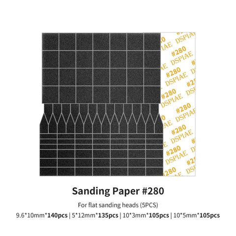 Sanding Paper By DSPIAE กระดาษทราย และ อะไหล่ สำหรับ ตะไบไฟฟ้าไร้สาย