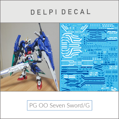 Delpi Water Decal (ดิแคลน้ำ) PG OO Seven Sword/G Gundam