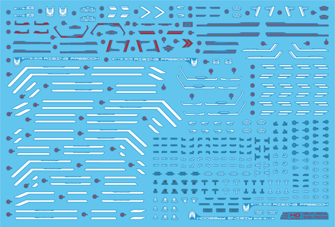 Delpi Water Decal (ดิแคลน้ำ) HG Rising Freedom Gundam