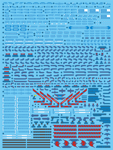Delpi Decal (ดีคอลน้ำ) PG FULL ARMOR UNICORN Delpi Decal