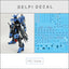 Delpi Decal (ดีคอลน้ำ) MG Vidar Delpi Decal
