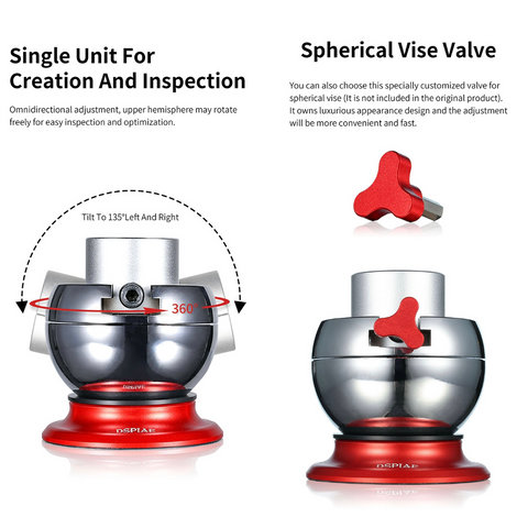 OmnidirectionalSpherical Vise By DSPIAE แท่นจับชิ้นงาน