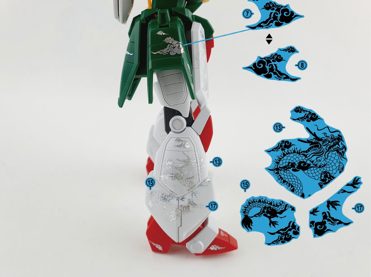 Delpi Decal (ดีคอลน้ำ) HG DRAGON Delpi Decal