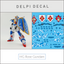 Delpi Water Decal (ดิแคลน้ำ) HG Rose Gundam