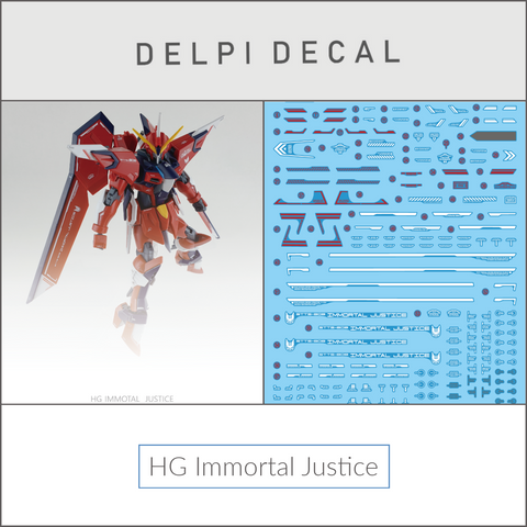 Delpi Water Decal (ดิแคลน้ำ) HG Immortal Justice Gundam