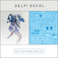 Delpi Decal (ดีคอลน้ำ) RG EXIA AVALANCHE Delpi Decal
