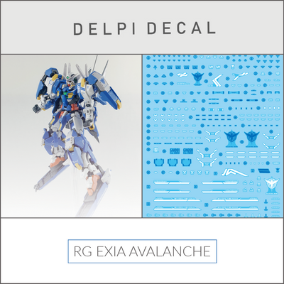 Delpi Decal (ดีคอลน้ำ) RG EXIA AVALANCHE Delpi Decal