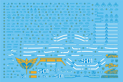 Delpi Water Decal (ดิแคลน้ำ) MG Sazabi Ver.Ka Delpi Decal