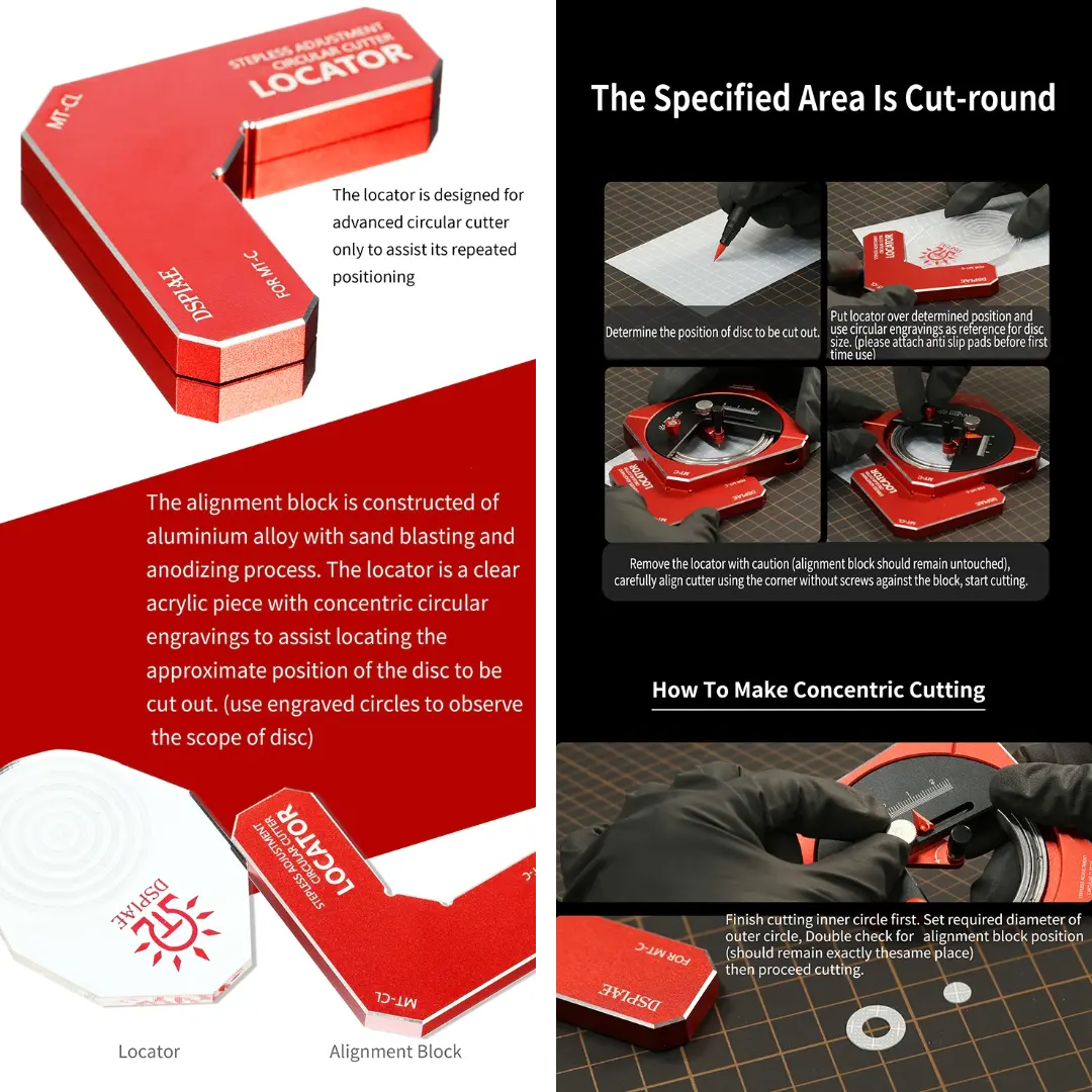 Stepless Circular Cutter By DSPIAE เครื่องตัดเทปบังพ่นแบบวงกลม Dspiae