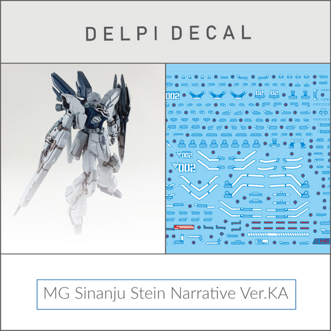 Delpi Water Decal (ดิแคลน้ำ) MG Sinanju Stein Narrative Ver.KA