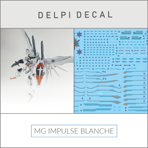 Delpi Decal (ดีคอลน้ำ) MG IMPULSE BLANCHE Delpi Decal