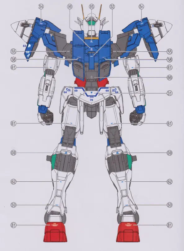 Delpi Water Decal (ดิแคลน้ำ) PG OO Seven Sword/G Gundam Delpi Decal