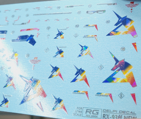 Delpi Water Decal (ดิแคลน้ำ) RG RX-93FF V Gundam (FUKUOKA)