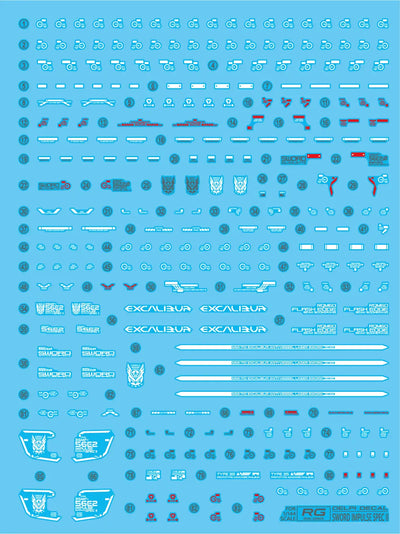 Delpi Decal (ดีคอลน้ำ) RG Sword Impulse Spec II Delpi Decal