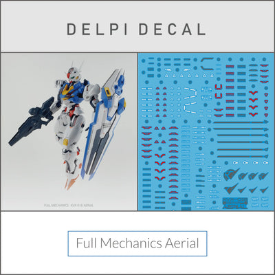 Delpi Water Decal (ดิแคลน้ำ) FM Aerial Gundam Delpi Decal
