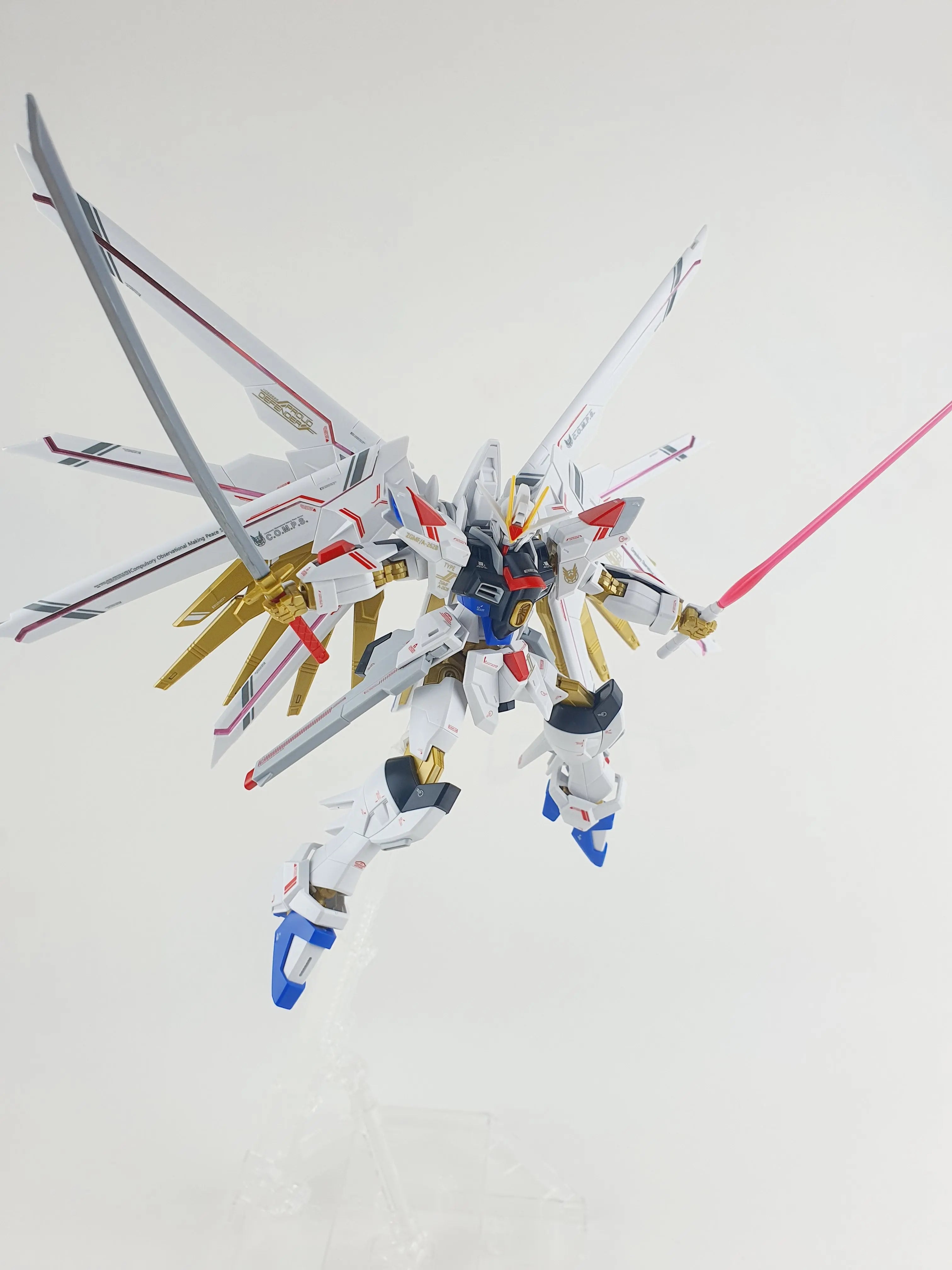 Delpi Water Decal (ดิแคลน้ำ) HG Mighty Strike Freedom Gundam Delpi Decal