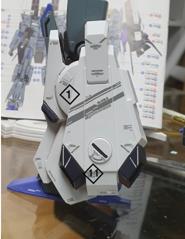 Delpi Water Decal (ดิแคลน้ำ) MG FAZZ Ver.Ka Gundam