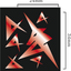 Delpi Decal (สติกเกอร์โลหะ) PG UNLEASHED RX-93 V SYMBOL RED Delpi Decal