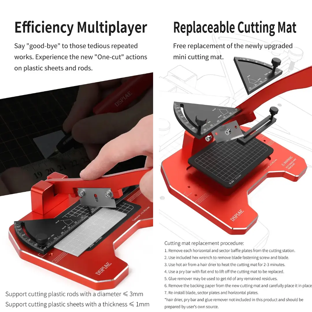 Angle Cutting Station By DSPIAE แท่นตัดพลาสติกแบบปรับองศา Dspiae