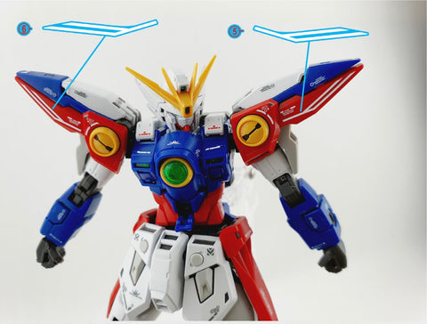 Delpi Decal (ดีคอลน้ำ) RG WING GUNDAM ZERO Delpi Decal