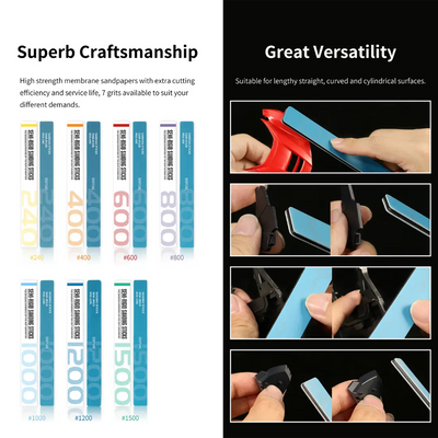 Semi-Rigid Sanding Sticks (3 ชิ้น) By DSPIAE กระดาษทรายแท่ง Dspiae