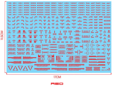 Delpi Water Decal (ดิแคลน้ำ) 1/60 Mechanical Caution Delpi Decal