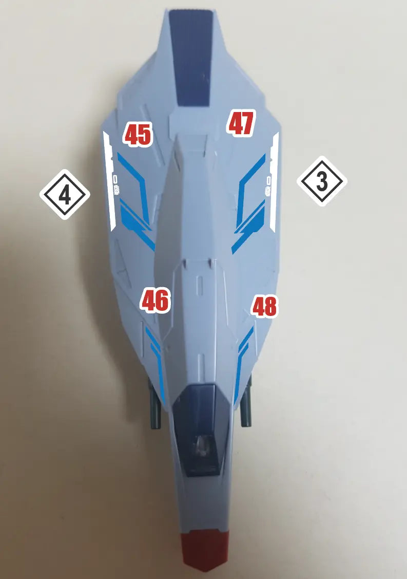 Delpi Water Decal (ดิแคลน้ำ) MG Providence Gundam Delpi Decal