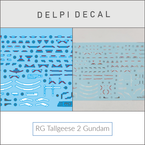 Delpi Water Decal (ดิแคลน้ำ) RG Tallgeese 2 Gundam